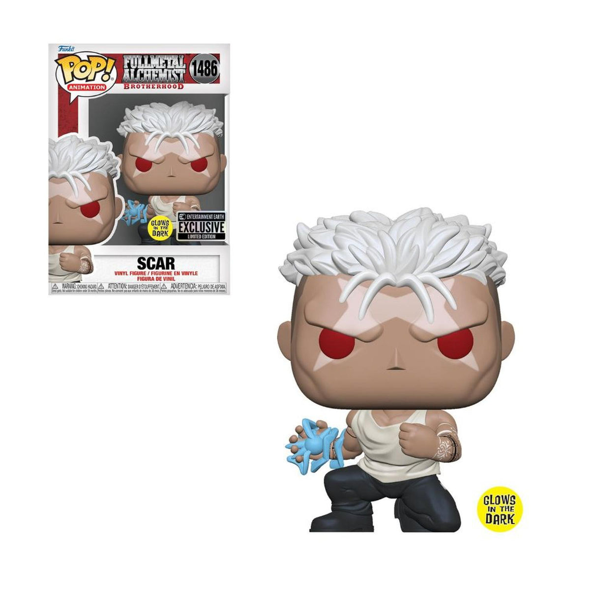 PREVENTA Scar Funko Pop Fullmetal Alchemist Brotherhood GITD