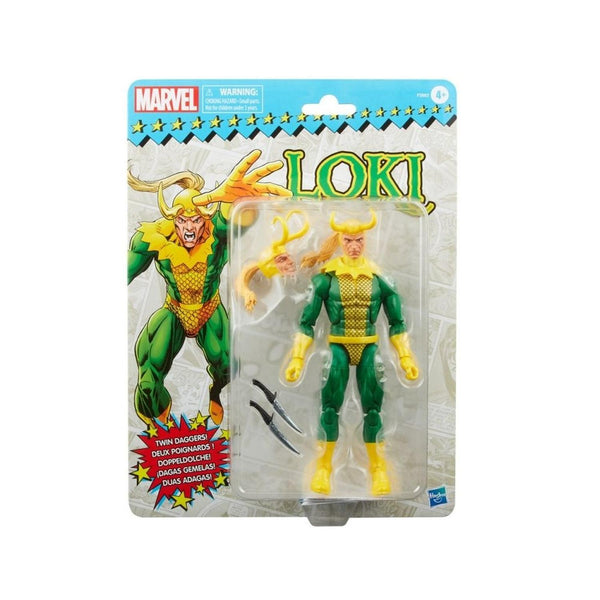 Loki 6 pulgadas Figura de accion Marvel Legends Retro