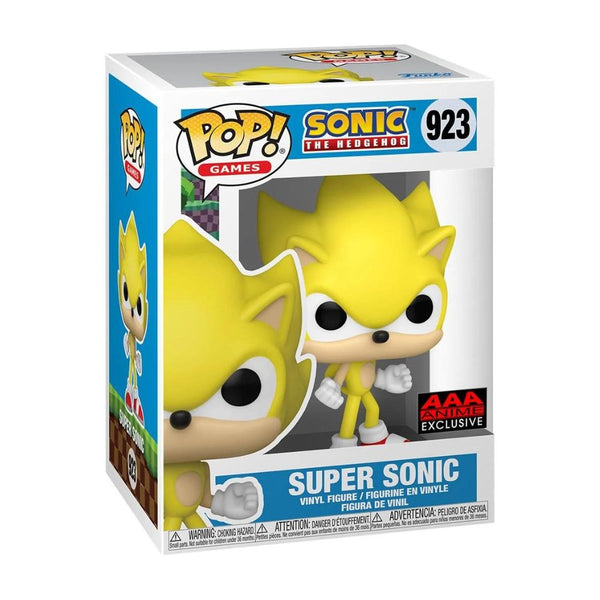 Super Sonic Exclusivo AAA Funko Pop Sonic the Hedgehog
