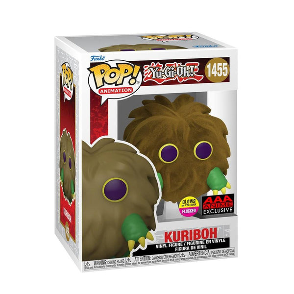 Kuriboh Flocked Glow Exclusivo AAA Funko Pop Yu-Gi-Oh!