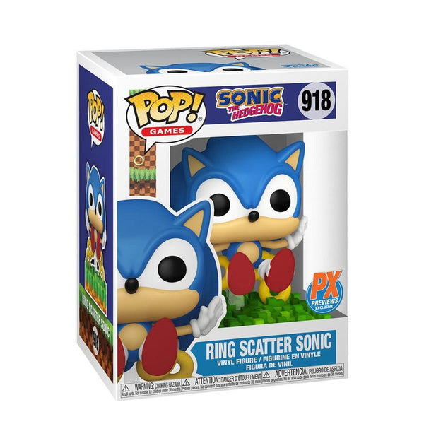 PREVENTA Funko Pop Sonic the Hedgehog Ring Scatter Sonic PX