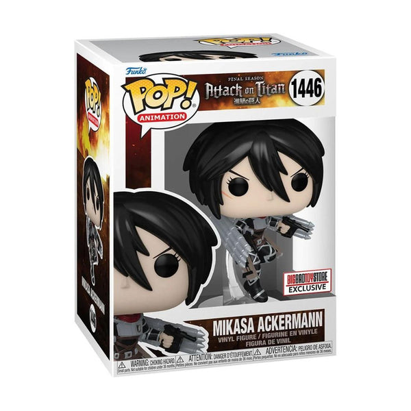 Mikasa Ackerman Metalico 1446 Exclusivo BBTS Funko Pop Attack on Titan