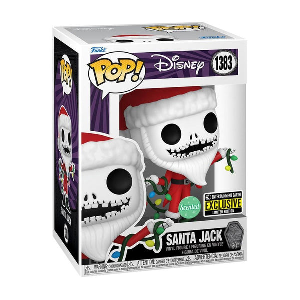 Santa Jack Skellington Scented Exclusivo EE Funko Pop NBC 30th