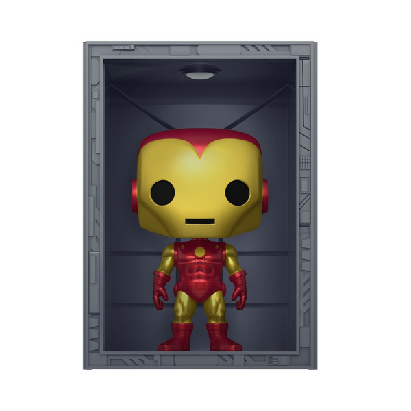 Iron Man Hall of Armor Model 4 Exclusivo PX Funko Pop Deluxe Marvel