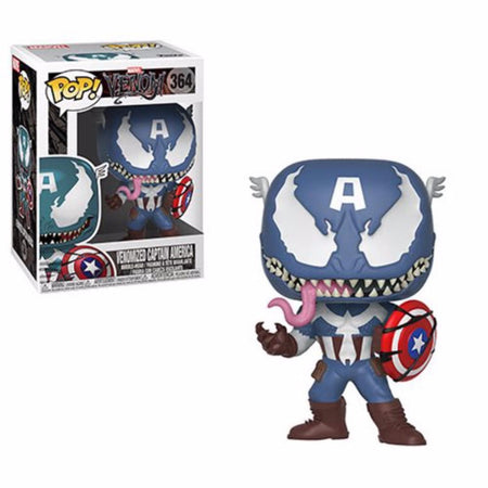 Capitan America venomizado Funko Pop Marvel Venom