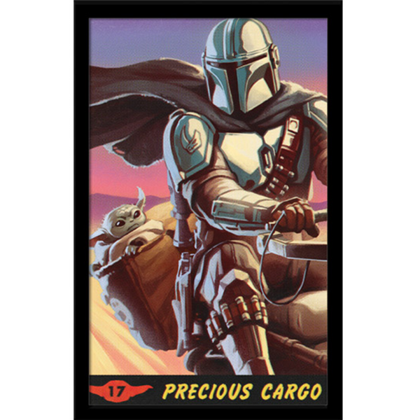 Precious Cargo Baby Yoda Star Wars The Mandalorian Art Print